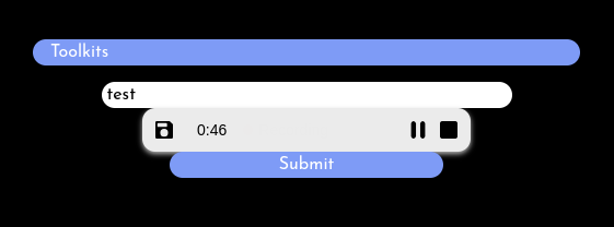 Screenshot of the project.